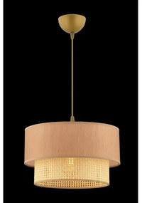 Lampadario a sospensione con cavo ECHO 1xE27/60W/230V beige