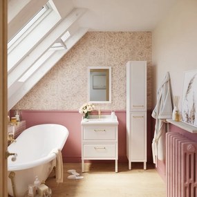 Mobile sottolavabo e lavabo Charm per vasca centrale bianco L 60 x H 57 x P 48.1 cm
