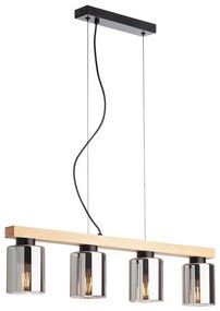 Redo 01-3986 - Lampadario a sospensione con filo ROTIS 4xE27/15W/230V