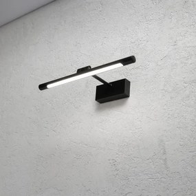 Illuminazione LED per specchio da bagno MIRROR LED/6W/230V 4000K IP44 40 cm nero