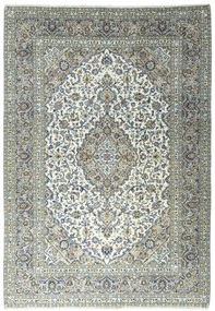 Kashan Tappeto 350 x 240 Beige (Iran) Annodato A Mano