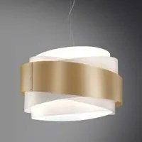 Lampadario a sospensione BEA cinque luci Oro diametro 60x h38 cm