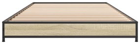 Giroletto rovere sonoma 75x190cm in legno multistrato e metallo