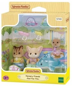 Accessori per Casa delle Bambole Sylvanian Families 5749 Nursery Friends Pool Fun trio