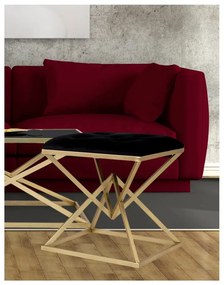 Sedia in nero e oro Piramid - Mauro Ferretti