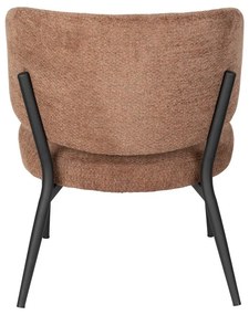 Poltrona arancio-marrone Sanne - White Label