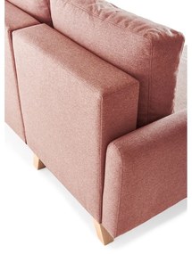 Divano letto variabile rosa ad angolo Pop - Bonami Selection