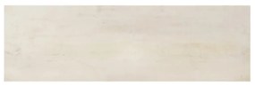 Tavolo Consolle Bianco 115x35x77 cm in Legno di Mango Grezzo