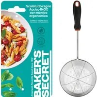 Schiumarola ragno in acciaio 16 cm Baker's Secret