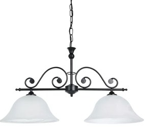 Eglo 91004 - Lampadario a sospensione con catena MURCIA 2xE27/60W/230V