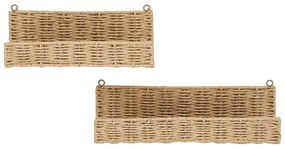 Mensole in set di colore naturale 2 pz 10 cm Treviso – House Nordic