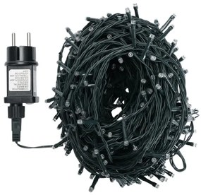 Aigostar - Catena luminosa natalizia LED per esterni, 500 LED / 3,6 W / 230 V, 50 m, IP44, bianco freddo