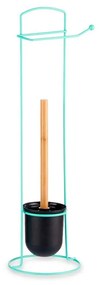 Portarotolo di Carta Igienica Menta Metallo Bambù 17 x 57 x 16,5 cm (6 Unità)
