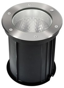 Faro interrato con base E27 - per lampade PAR30 e PAR38 - Doppio Pressacavo