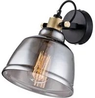 Lampada da parete Pendant in Metallo Irving Nero