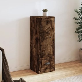 Credenza Rovere Fumo 36x35,5x103,5 Cm İn Legno Multistrato /