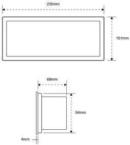 Segnapasso da Incasso IP44 Bianco con Base E27 Colore Bianco