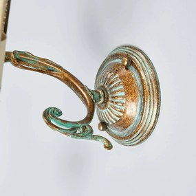 Lampada per quadri Lindby Kalea, 46 cm, a 2 luci, verderame, E14 Kalea Lindby, dimmerabile, Bronzo / Ottone antico, Soggiorno / Sala da pranzo, Metallo, Antico, Applique