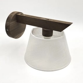 Brilagi - Lampada da parete LED ANTHONY 1xE14/40W/230V noce/bianco