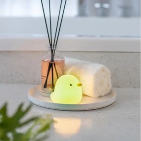 MegaLight - LED RGB Ricaricabile per bambini touch lampada per vasca da bagno SWIMMY DUCK LED/5V