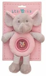 Peluche con Sonagli boli Rosa 25cm