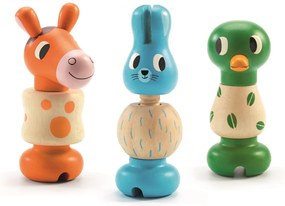 Gioco di assemlaggio - cavallo, coniglio, anatra