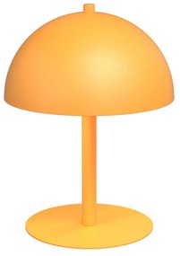 Lampada Da Tavolo Moderna Demetra Acciaio Arancione 2 Luci G9 Ip20