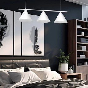 Lampada a sospensione Capital Eko-Light, dimmerabile, Bianco / Opale, Soggiorno / Sala da pranzo, Metallo, Moderno, Lampada a sospensione