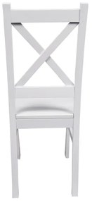 Sedia da pranzo NATE bianca