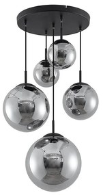 Lindby - Teeja 5 Cluster Lampada a sospensione Smoke Lindby