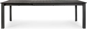 Tavolo Allungabile In Alluminio Per Esterni 100x160-240 Konnor Antracite Bizzotto