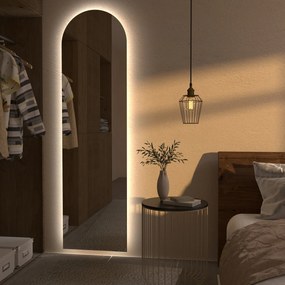 Specchio ad arco con luce LED G9