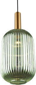 Lampada Da Soffitto Pensile Di Vetro Verde APP459-1CP