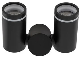 Faretto JET SET 2xGU10/10W/230V nero