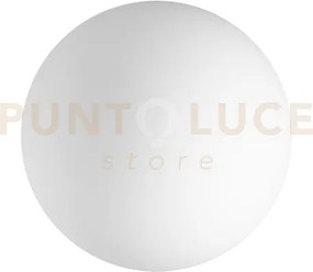 Mapa single solo vetro sfera d.40cm bianco
