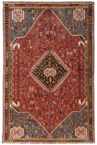 Shiraz Tappeto 240x150 Rosso (Iran) Annodato A Mano