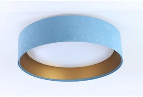 Plafoniera LED GALAXY 1xLED/24W/230V blu/dorata