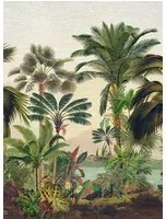 Essentials by Arte International Carta da parati panoramica Reverie Tropicale - Jungle Green