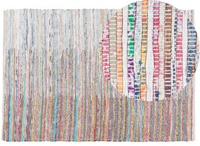 Tappeto multicolore in cotone 140 x 200 cm MERSIN Beliani