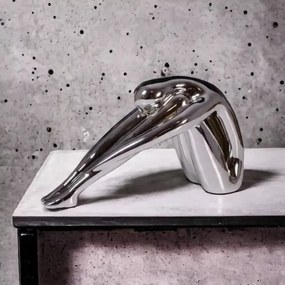 Decorazione da tavolo 31x21x17 cm resina/cromo lucido