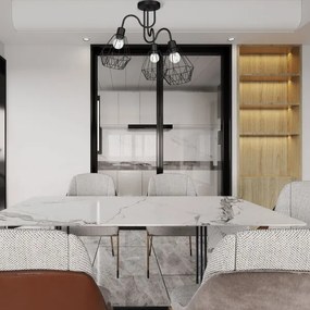 Lampadario a plafone BERGEN 3xE27/60W/230V