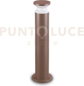 Torre paletto 1 luce attacco e27 80cm ip65 coffee