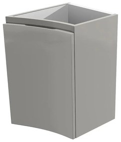 Base per mobile bagno Vague BADEN HAUS 1 anta P 48 x L 34 x H 55 cm grigio