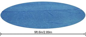 Telo Piscine Termico Tondo Cm 289 Bestway
