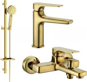 Mexen Lynx DQ40 set da bagno, dorato - 745903DQ40-50