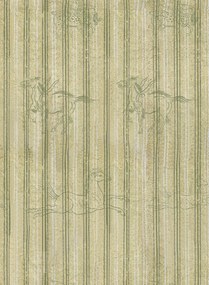 Mindthegap Carta da parati A Fable - Alabaster/  Green/ White