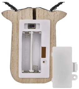 Decorazione natalizia LED 8xLED/2xAAA renna