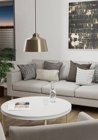 Lampadario Industriale Southery bianco paralume bianco E27 Ø35cm EGLO