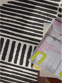 Tappeto da interno/esterno rotondo nero/color crema ø 200 cm Haringey Bounds – Ted Baker