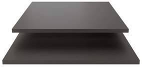 Ripiano supplementare grigio 2 pezzi 47x1,5 cm Daily - vtwonen